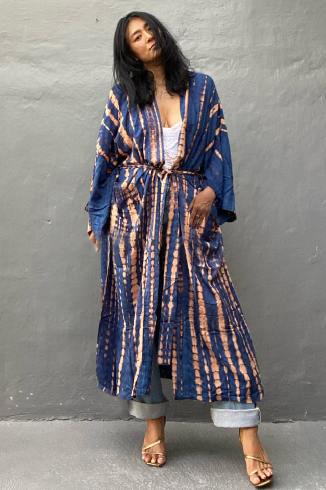 Beach Color Block Printing Cover Up | Dress In Beauty