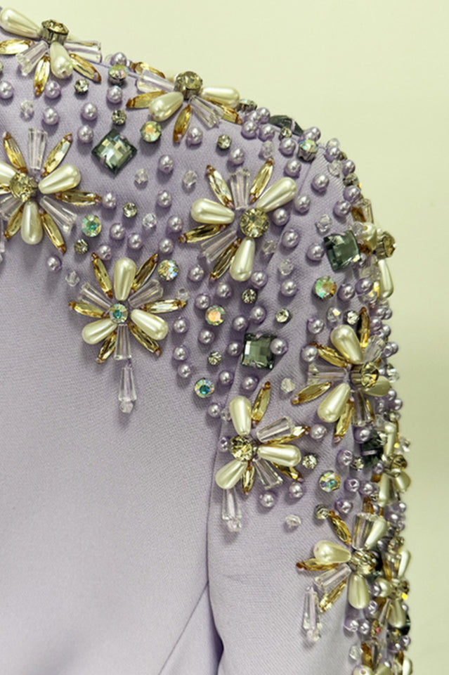 Abigail Embellished V-Neck Maxi Dress | Dress In Beauty