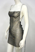 Nancy Glitter Mini Dress - WEUXS