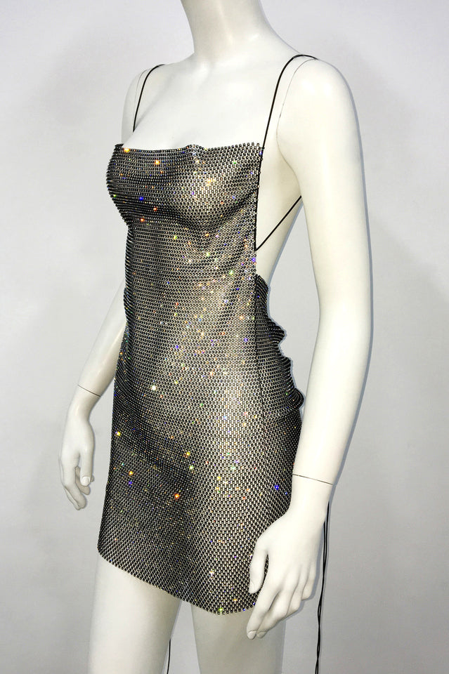 Nancy Glitter Mini Dress | Dress In Beauty
