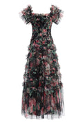 Nola Ruched Floral Maxi Dress | Dress In Beauty