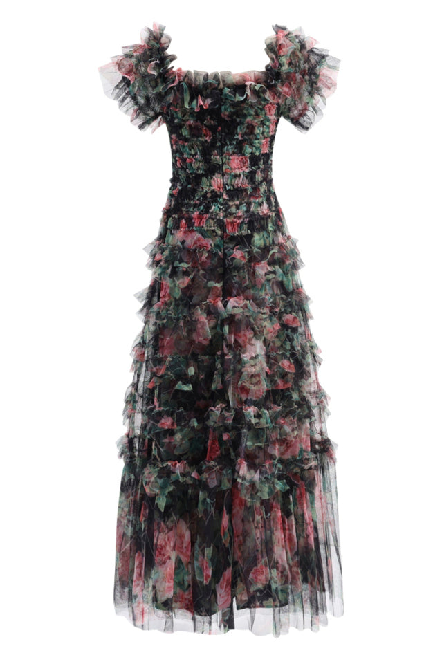 Nola Ruched Floral Maxi Dress | Dress In Beauty