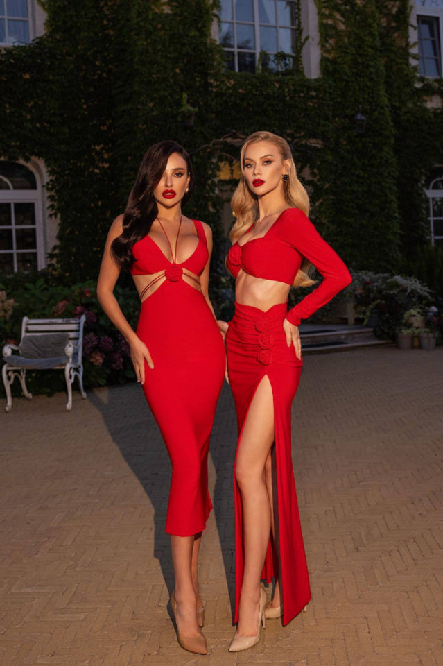 Alize Flower Embellished Maxi Dress | Dress In Beauty