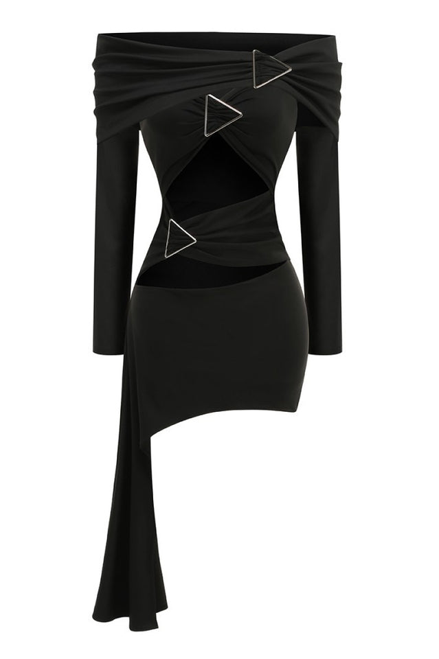 Sarah Embellished Off Shoulder Dress | Dress In Beauty