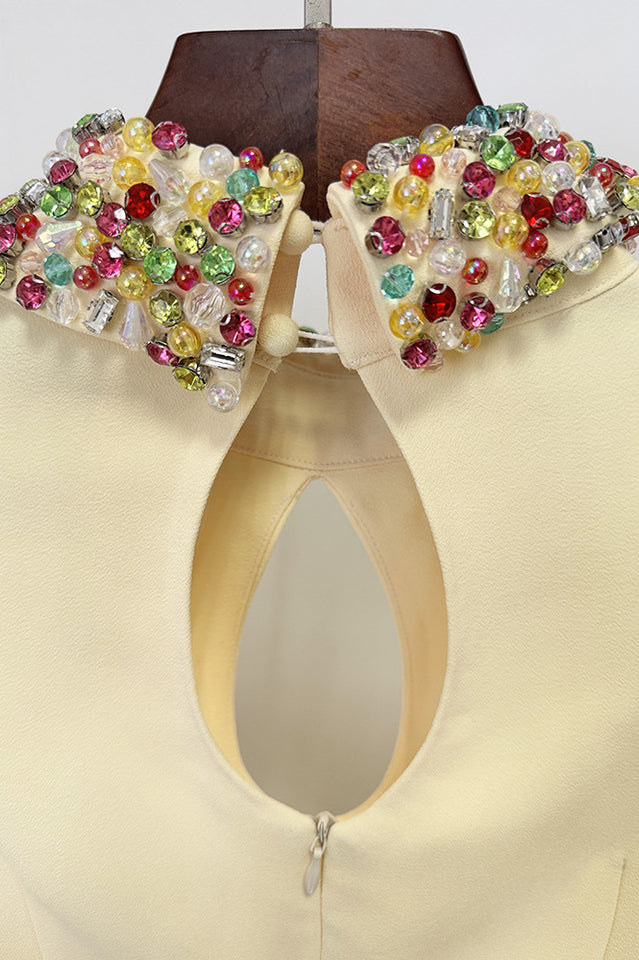 Laksha Cape Sleeve Cutout Maxi Dress | Dress In Beauty