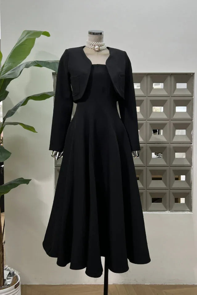 Women's midi dress and jacket set - View 13 | WEUXS