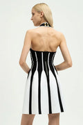 Halter Neck Knit Mini Dress | Dress In Beauty