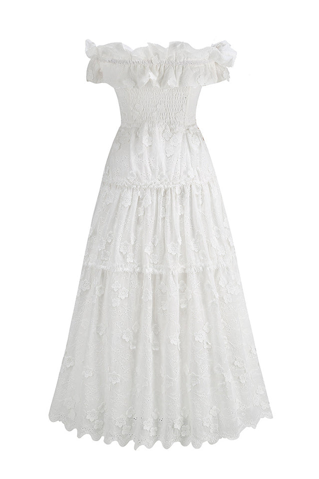 Piccola Off Shoulder Midi Dress | Dress In Beauty