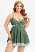 (L-5XL) Plus Size Tankini Swimsuit | Dress In Beauty