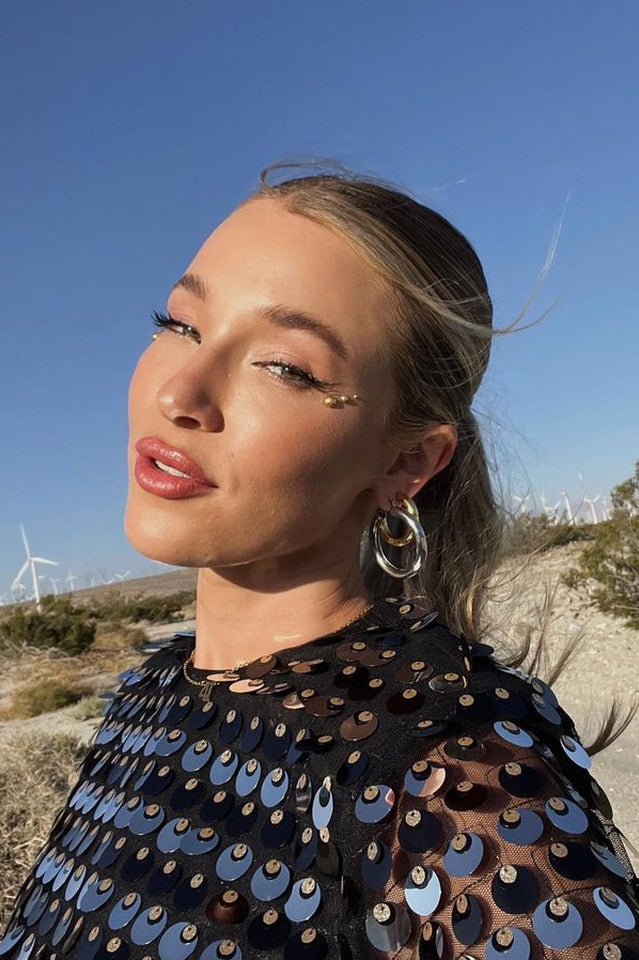 Mirror-Embellished Cutout Dress | Dress In Beauty