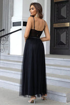 Spaghetti Straps A Line Prom Dress - WEUXS