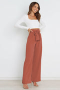 All-Matching Belted Wide-Leg Trouser | Dress In Beauty