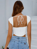 Lace corset crop top - View 8 | WEUXS