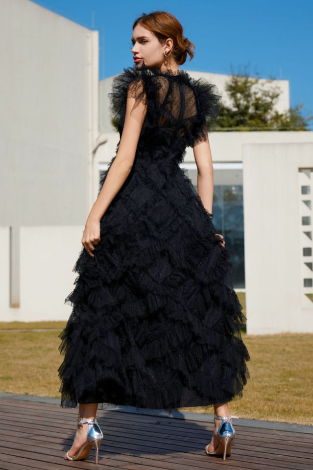 Maxine Floral Embroidery Sleeveless Maxi Dress | Dress In Beauty