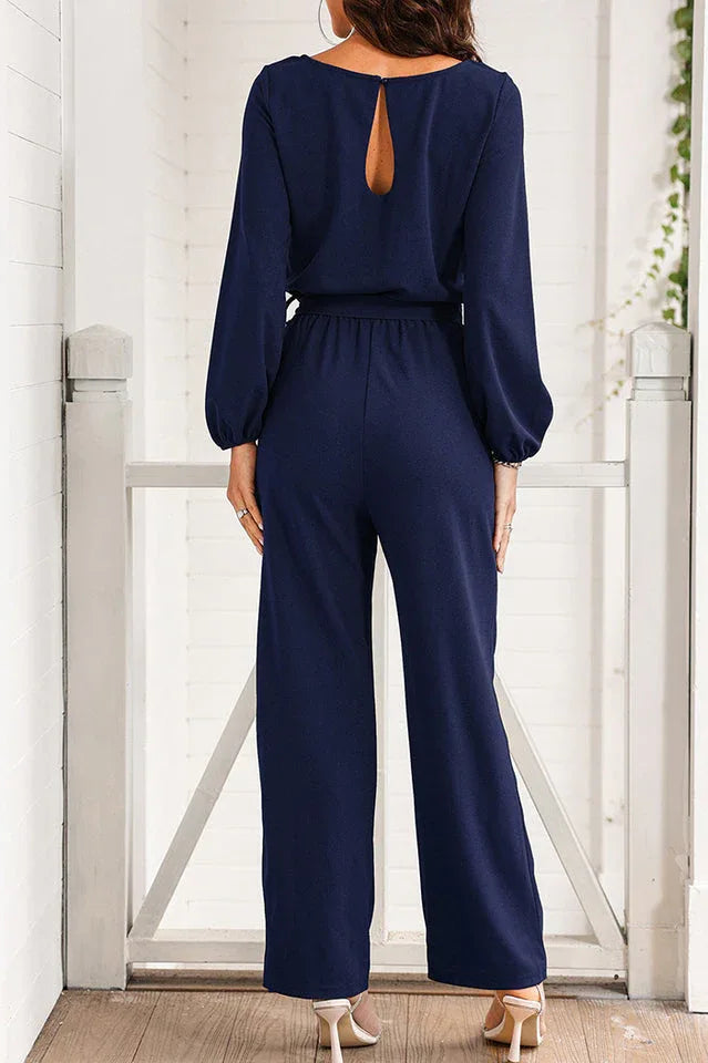 Women's wide leg jumpsuit - View 9 | WEUXS