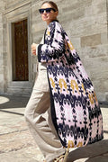 Brigitte One Of A Kind Ikat Maxi Kimono | Dress In Beauty