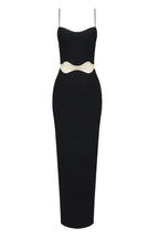 Jennifer Black Bandage Slip Maxi Dress - View 7 | WEUXS