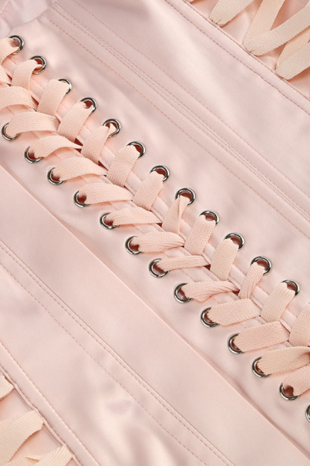 Arifah Floral Halter Neck Corset Skirt Set | Dress In Beauty