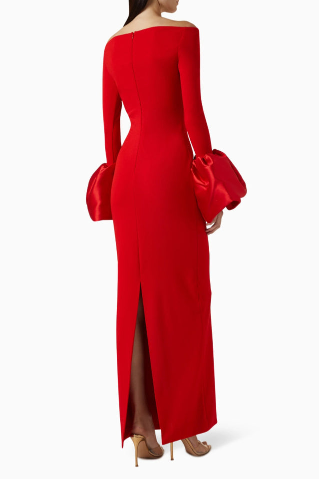 Talia Oversized-Cuffs Gown | Dress In Beauty
