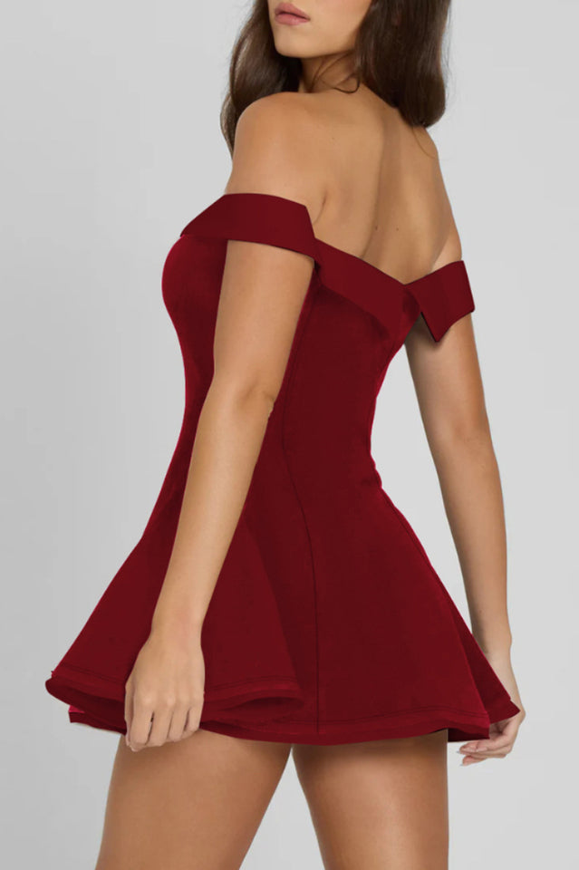 Ramona Contrast Corset Babydoll Mini Dress | Dress In Beauty