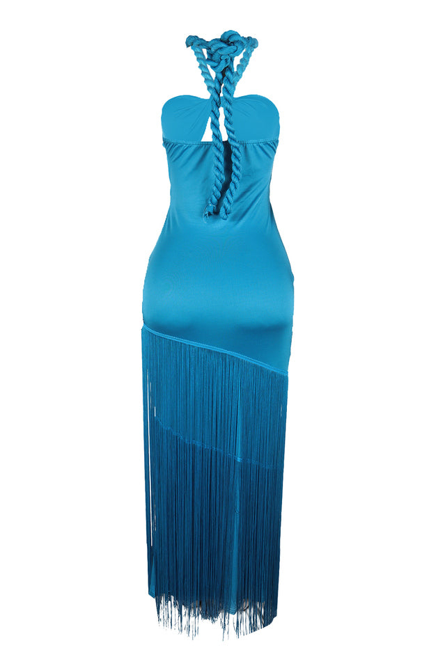 Coastal Rhythm Fringes Maxi Dress | Dress In Beauty