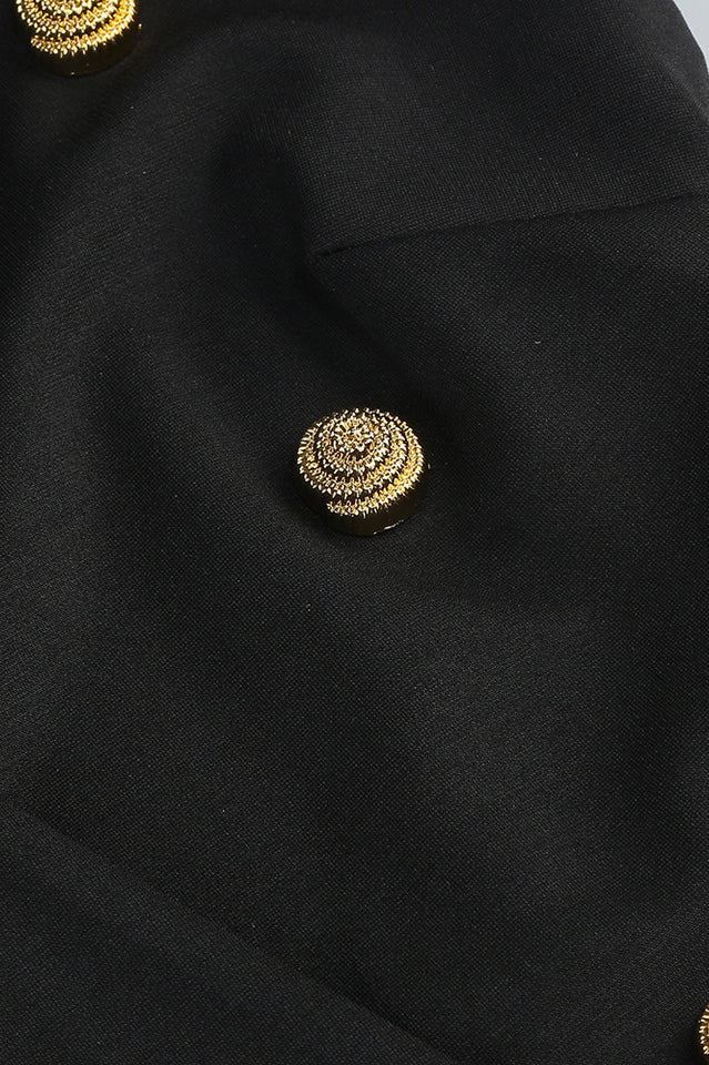 Button Detail Draped Maxi Dress | Dress In Beauty