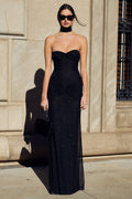 Long Strapless Evening Dress | Dress In Beauty