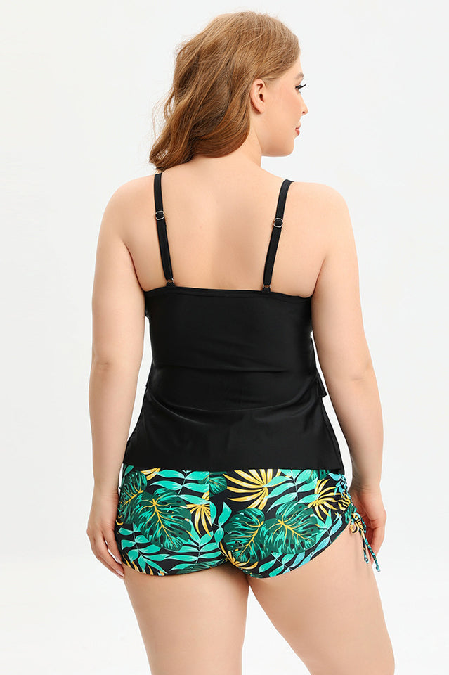 (L-5XL) Plus Size Tankini Swimsuit | Dress In Beauty