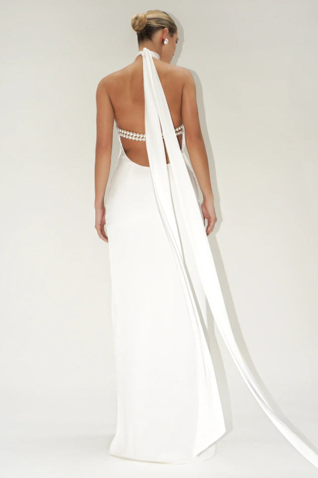 Scarlett Pearl Detailed Maxi Dress | Dress In Beauty