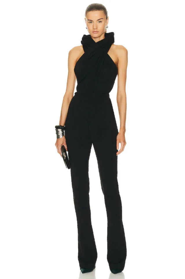 Hooded wide leg jumpsuit - View 12 | WEUXS