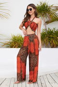 Crimped Top-Pant Printed 2pc Set | Dress In Beauty