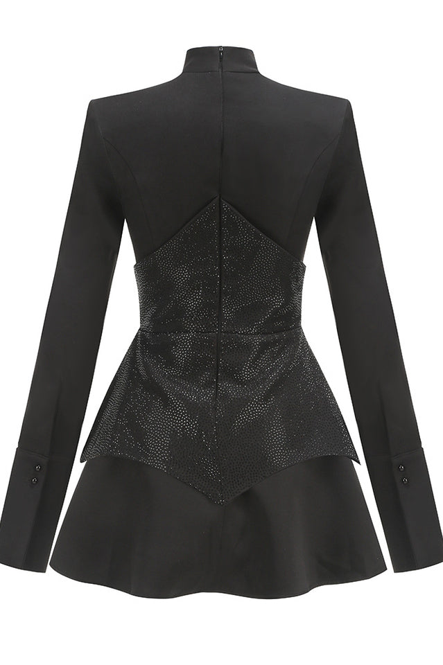 Keilani Red Long Sleeve Mini Dress | Dress In Beauty