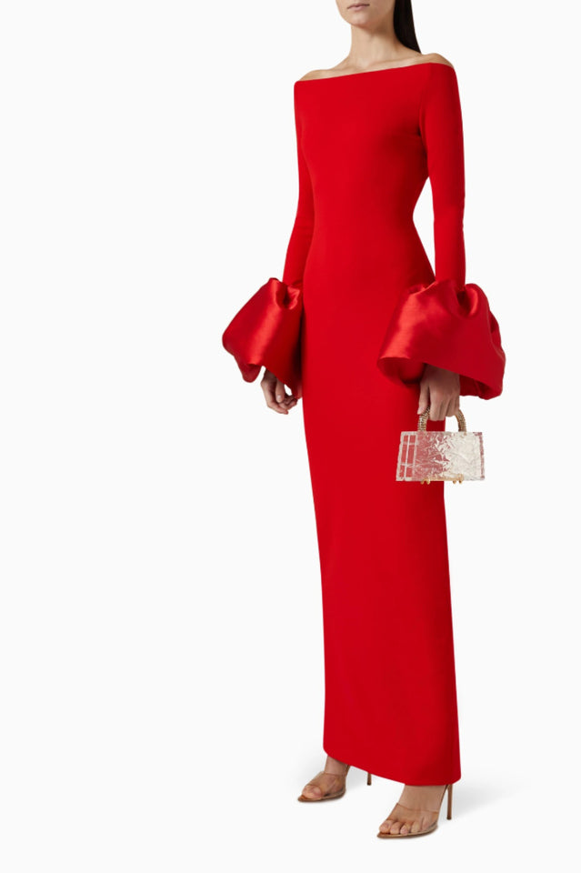 Talia Oversized-Cuffs Gown | Dress In Beauty