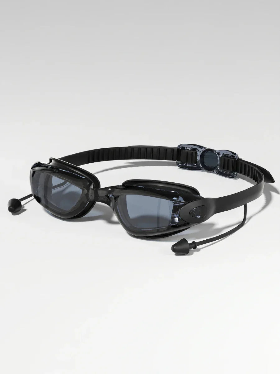 Adult anti-fog swimming goggles with adjustable strap and mirrored lenses - View 12 | WEUXS