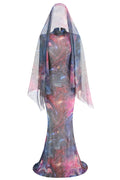 Sparkly Rhinestones Dress With Scarf | Dress In Beauty