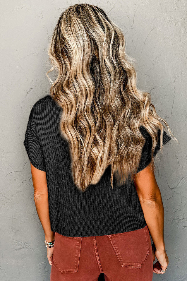 Apollo Short Sleeve Knit Sweater | Dress In Beauty