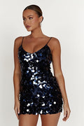 Giselle Disc Sequin Mini Dress | Dress In Beauty