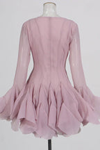 Asymmetric Hem Mini Dress - View 13 | WEUXS
