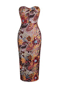 Kamames Strapless Floral Sequined Maxi Dress | Dress In Beauty