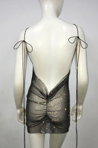Nancy Glitter Mini Dress - WEUXS