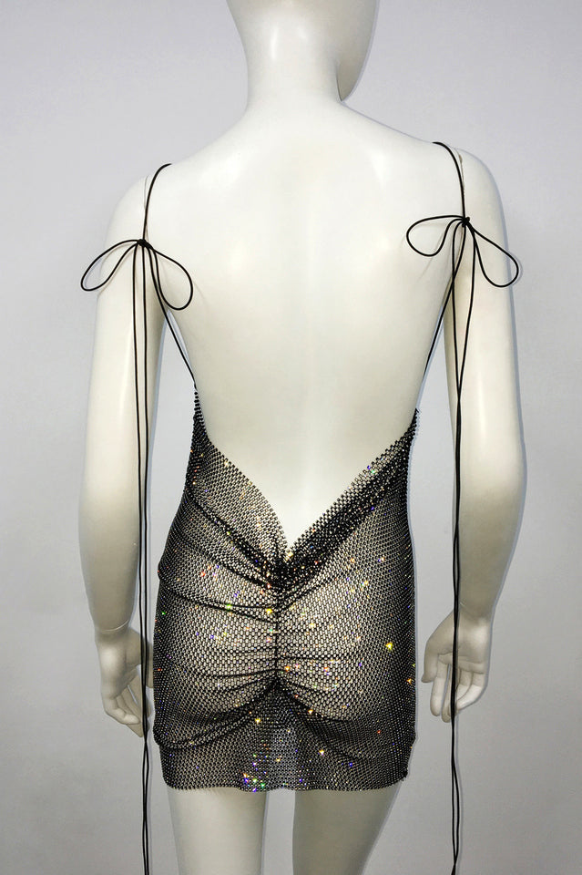 Nancy Glitter Mini Dress | Dress In Beauty