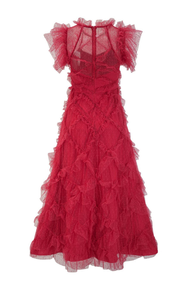 Maxine Floral Embroidery Sleeveless Maxi Dress | Dress In Beauty