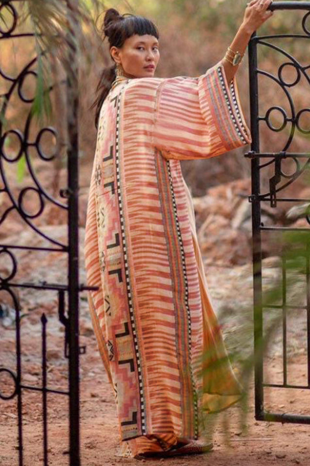 Boho Tie Dye Kimono Blouse | Dress In Beauty