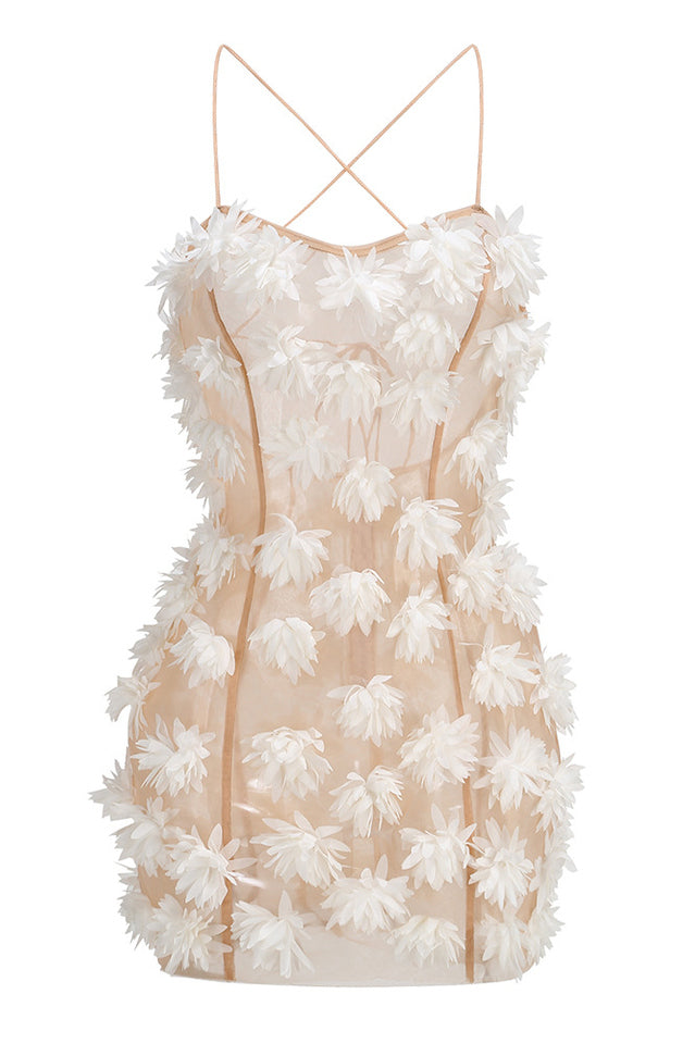 Floral Detail Mesh Dress | Dress In Beauty