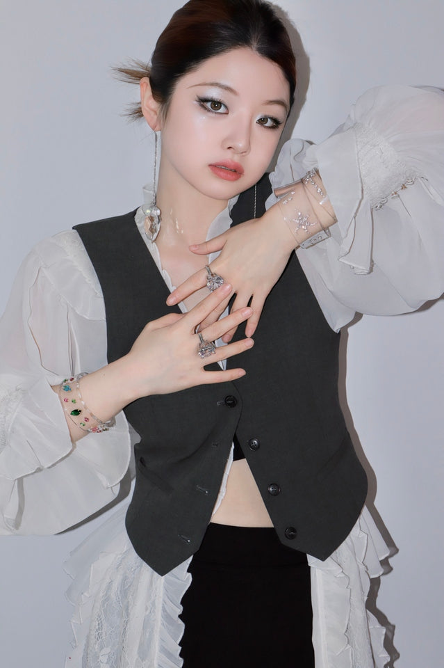 Handmade Acrylic Crystal Bracelet | Dress In Beauty