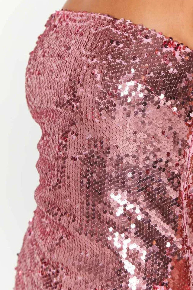 Marienne Sequin Mini Dress - View 6 | WEUXS
