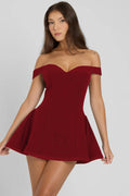 Ramona Contrast Corset Babydoll Mini Dress | Dress In Beauty