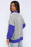 Striped Patchwork Sweatshirt | Dress In Beauty