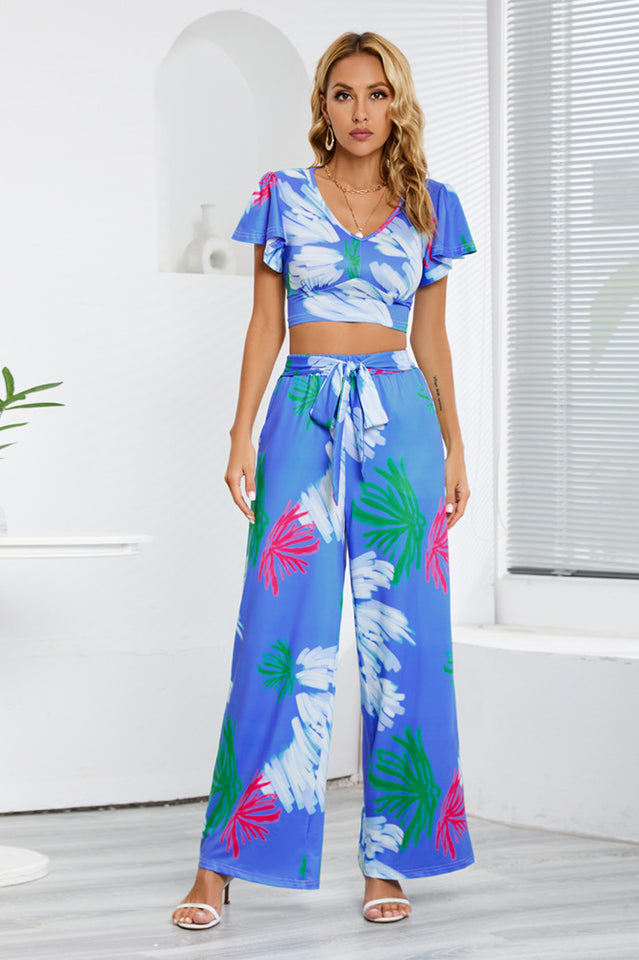 Boho Loose Wide Leg Jumpsuit Set | Dress In Beauty