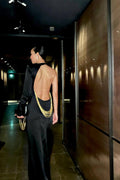 Angelou Black Backless Chain Maxi Dress | Dress In Beauty
